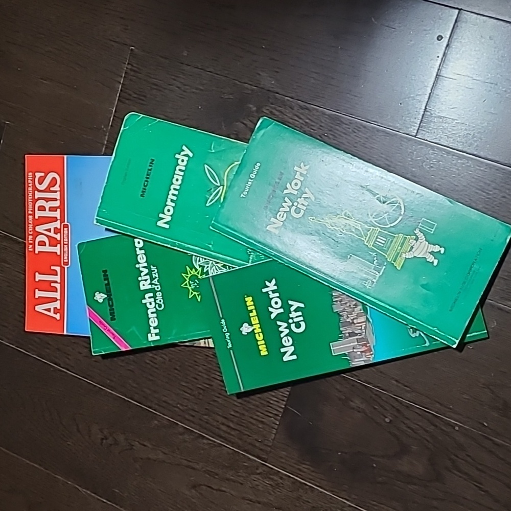 *2/$30 Clearout* EUC Vintage Michelin guides and All Paris books